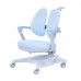 Children Kids Ergonomic 1M Study Desk with Adjustable Double-Winged Swivel Chair Set